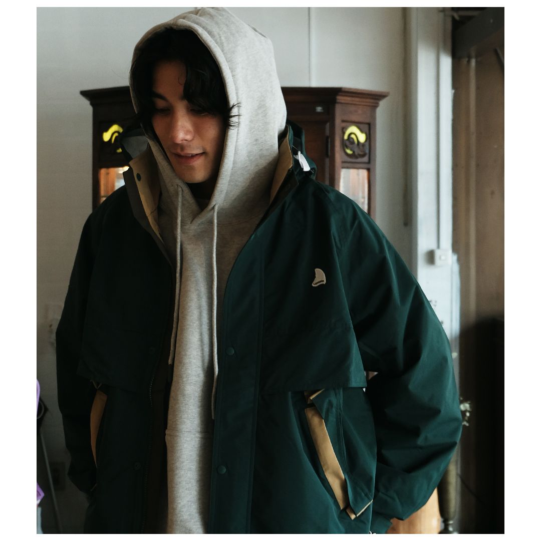 【ラスト1点 M 】retoro mountain jacket / グリーン