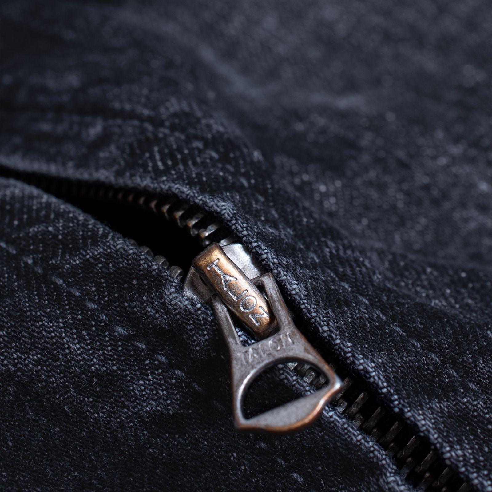 【ラスト1点 XL】distressed denim harrington jacket / ウォッシュドブラック