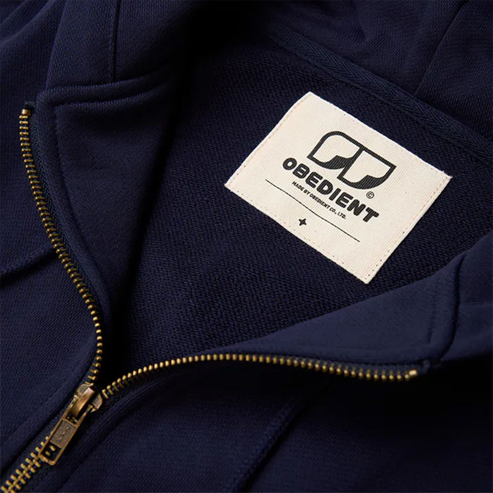 classic sweat zip hoodie / ネイビー