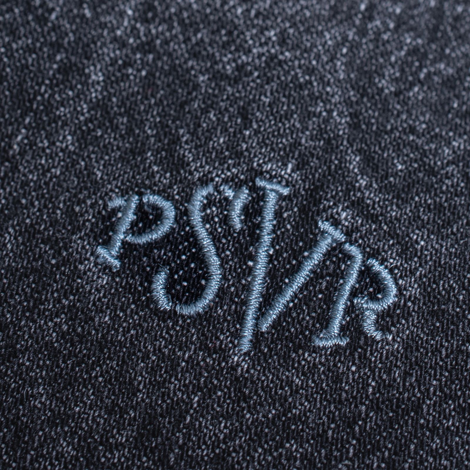 【ラスト1点 XL】distressed denim harrington jacket / ウォッシュドブラック