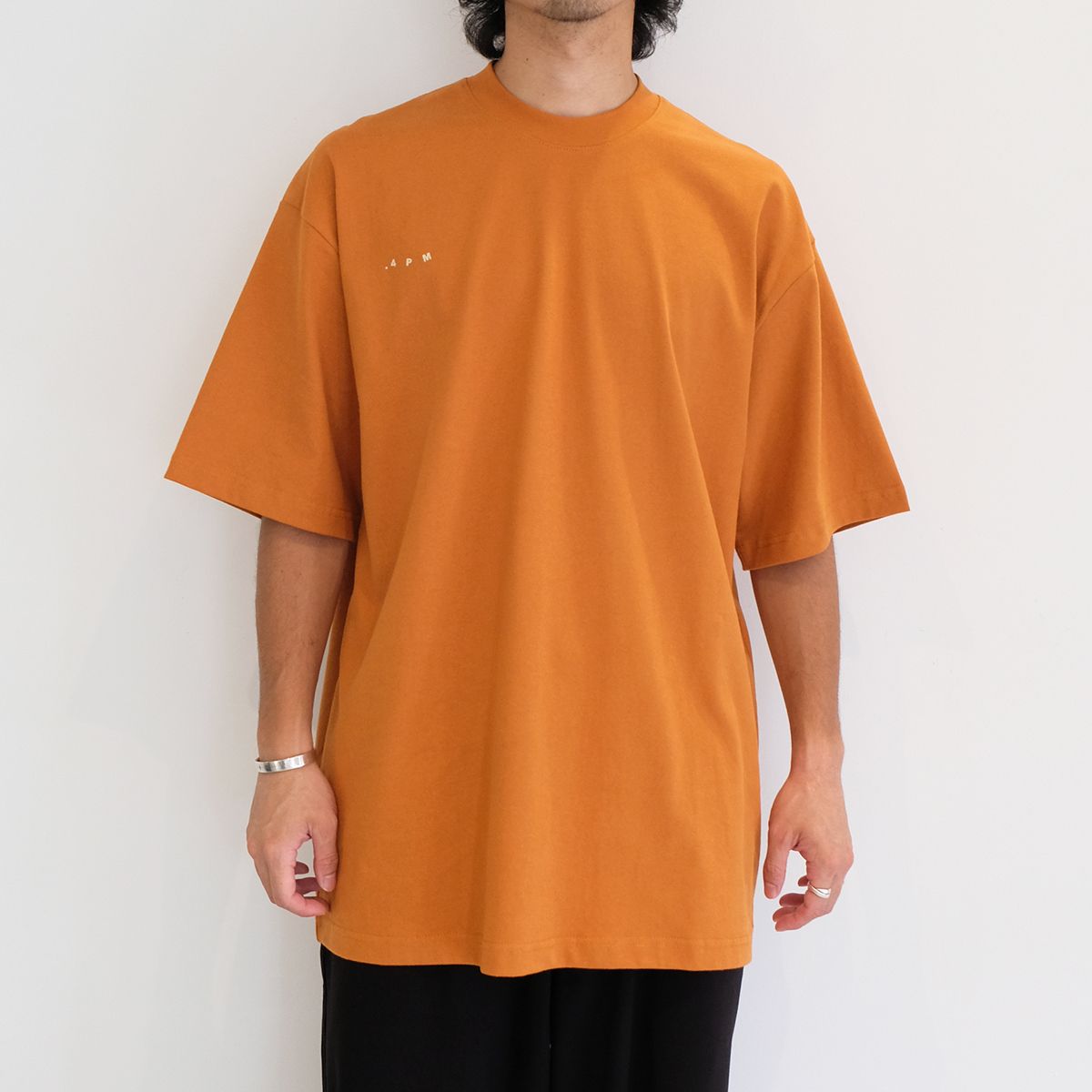 【ラスト1点 3】Spring Logo Tee / サンセットオレンジ