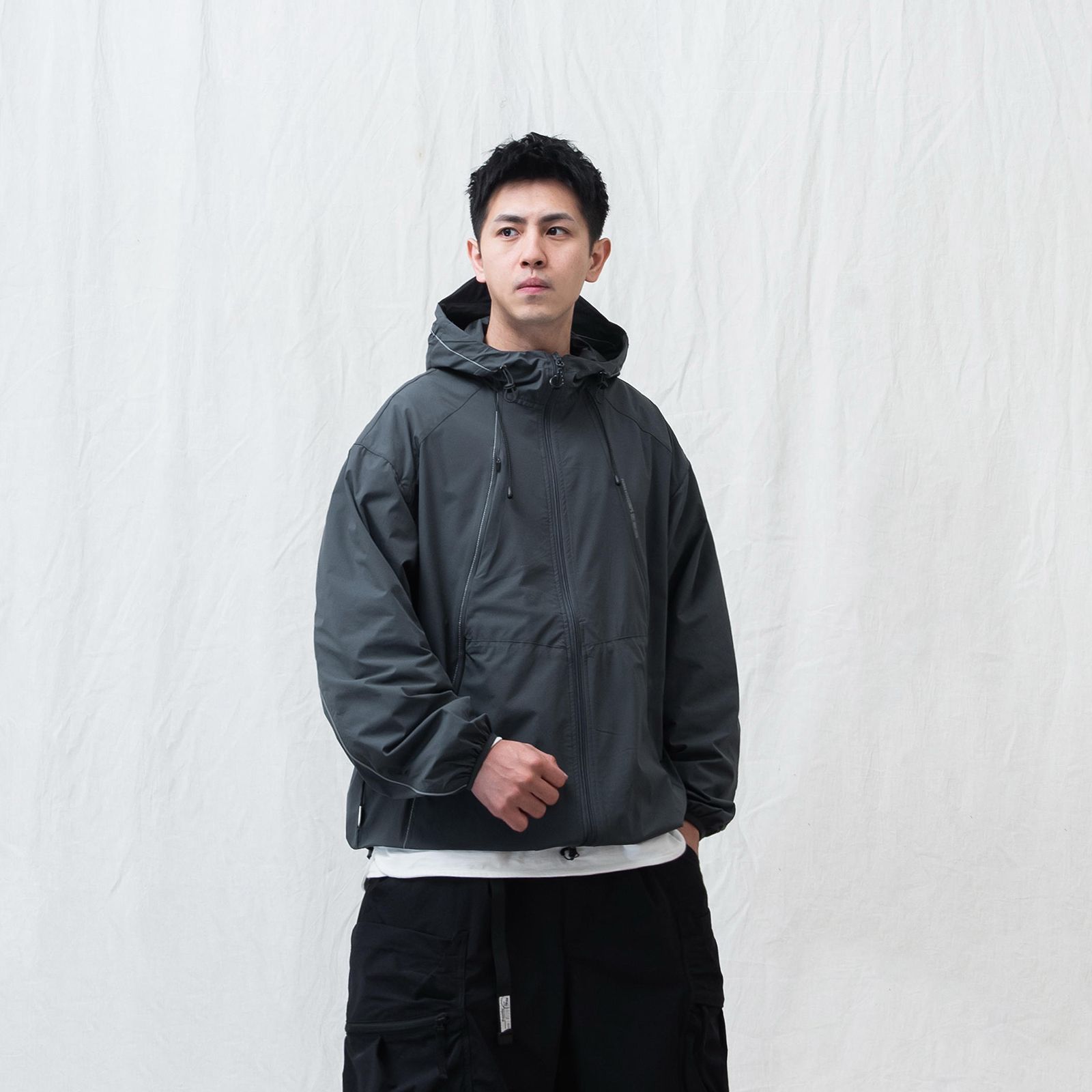 multi-season functional jacket / ダークグレー