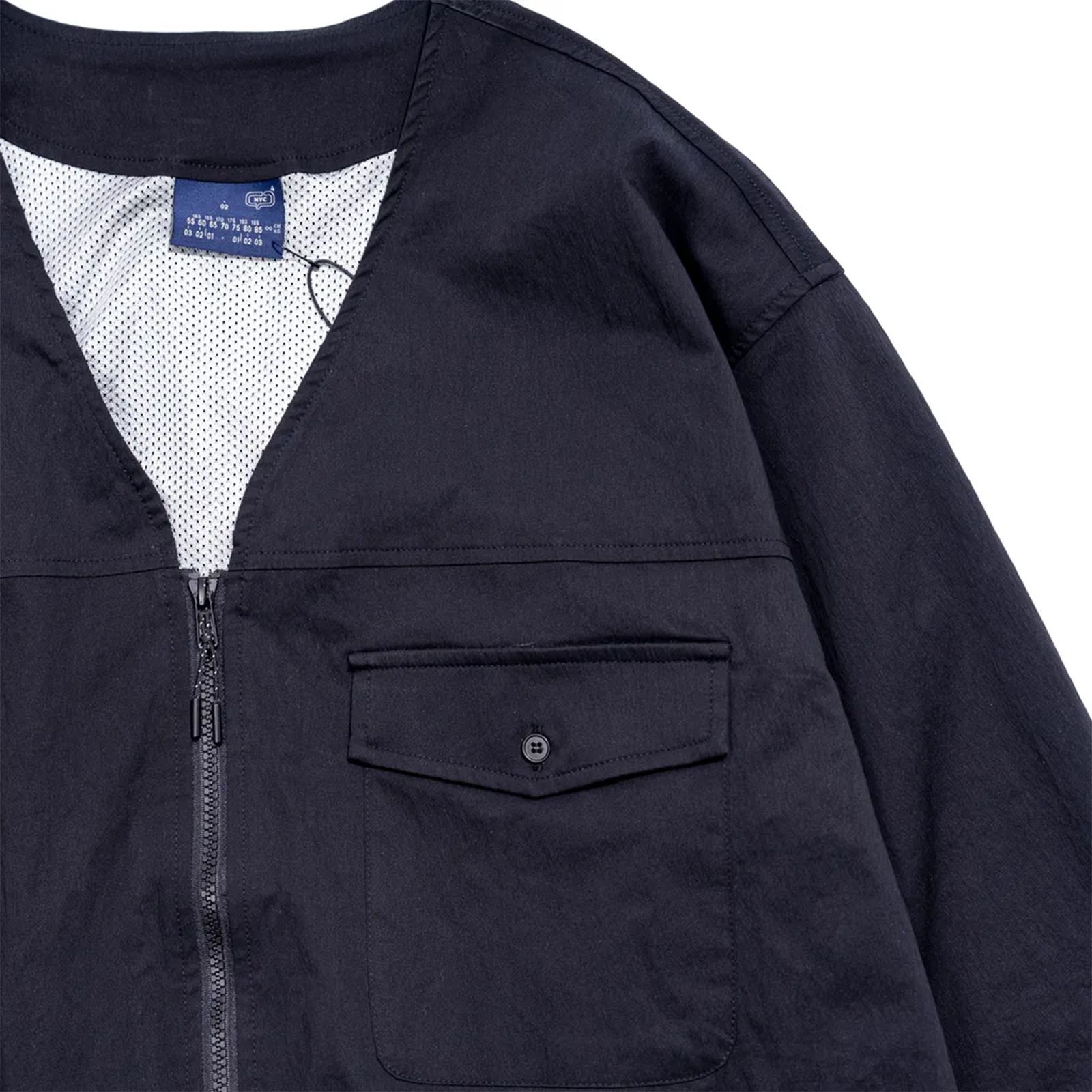 【ラスト1点 2】Zip Cardigan / ブラックプリント