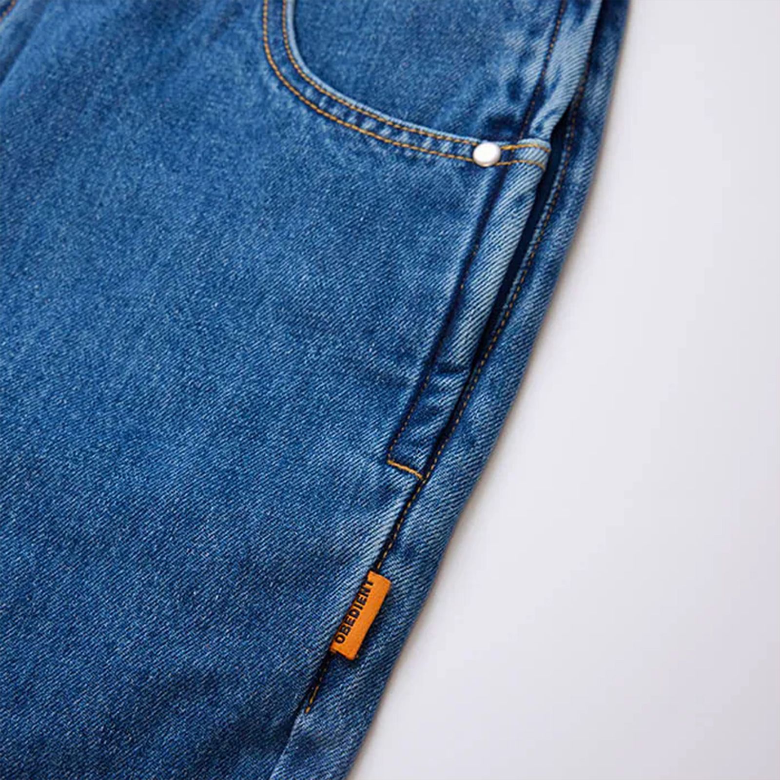 【ラスト1点 3 】WASHED DENIM PANTS / ブルー