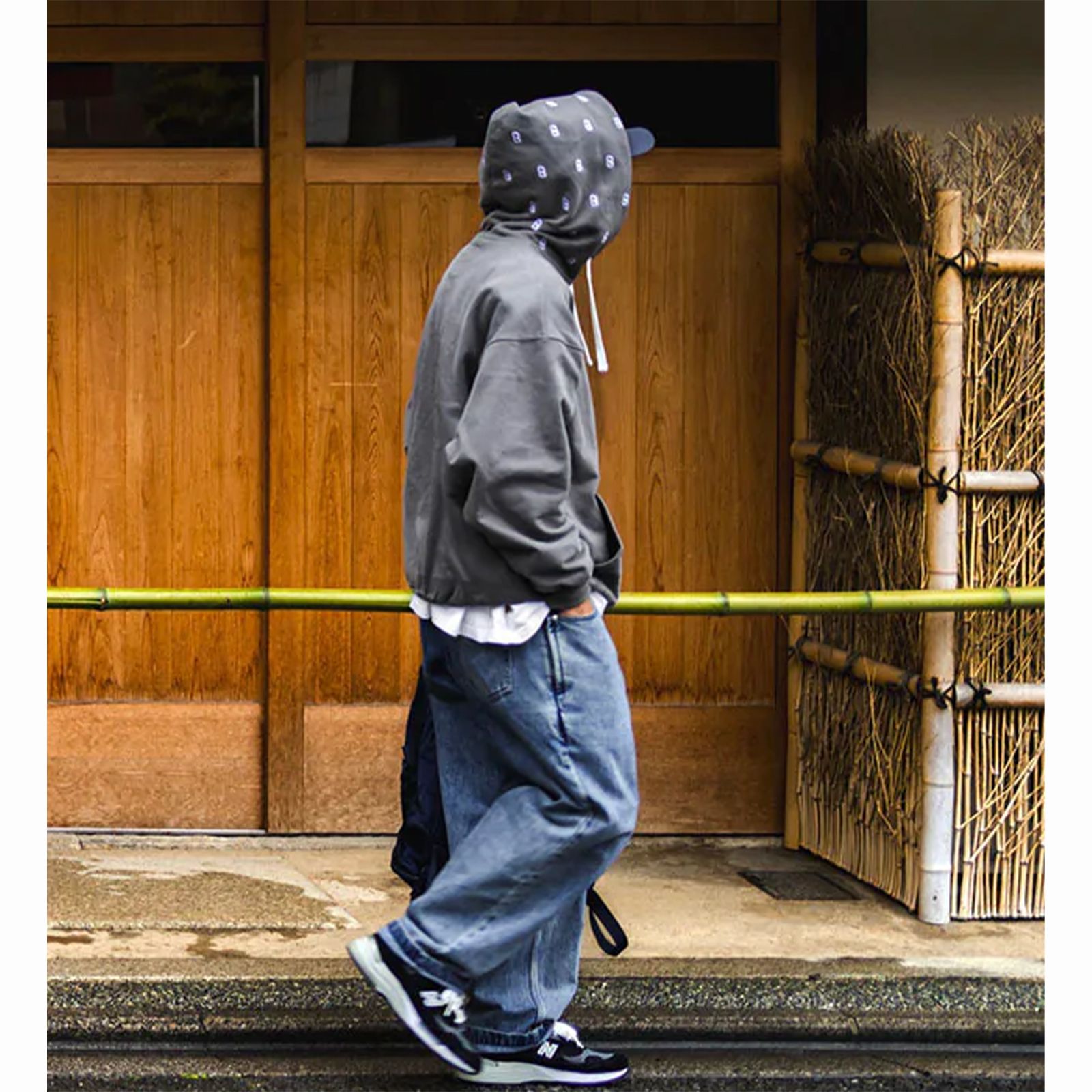 【ラスト1点 2 】WASHED DENIM PANTS / ライトブルー