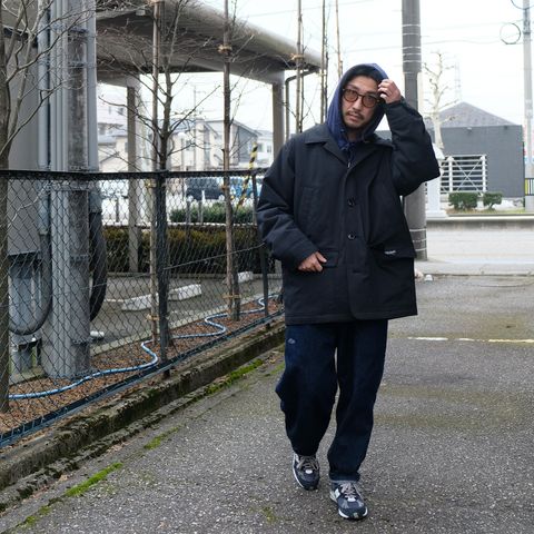 防寒性も意識したストリートカジュアルコーデ