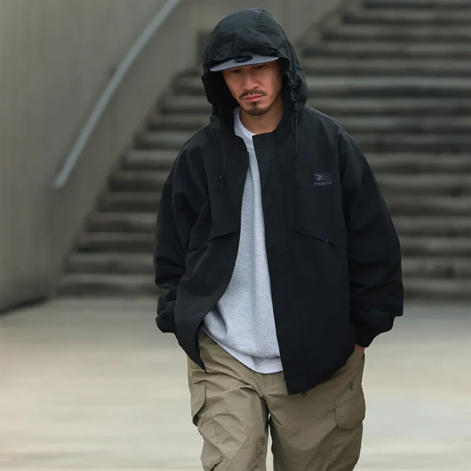 【ラスト1点 L 】OUTDOOR JACKET / ブラック