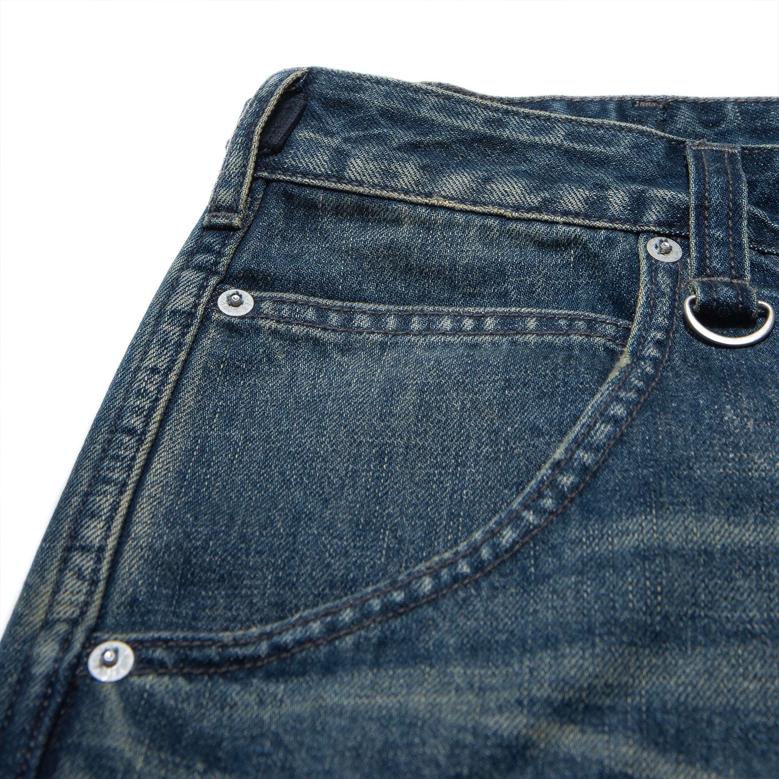 【ラスト1点 XL 】hige denim shorts / ブルー