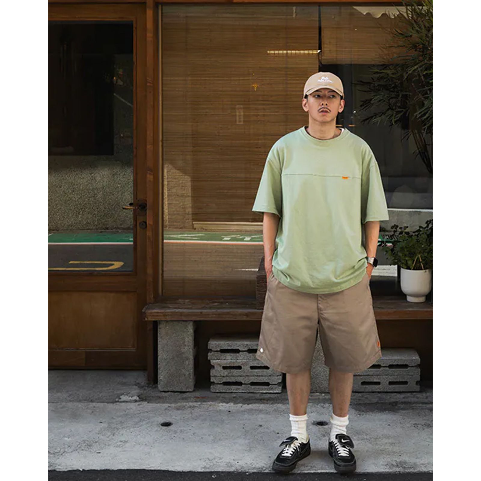 BASIC TEE / セージグリーン