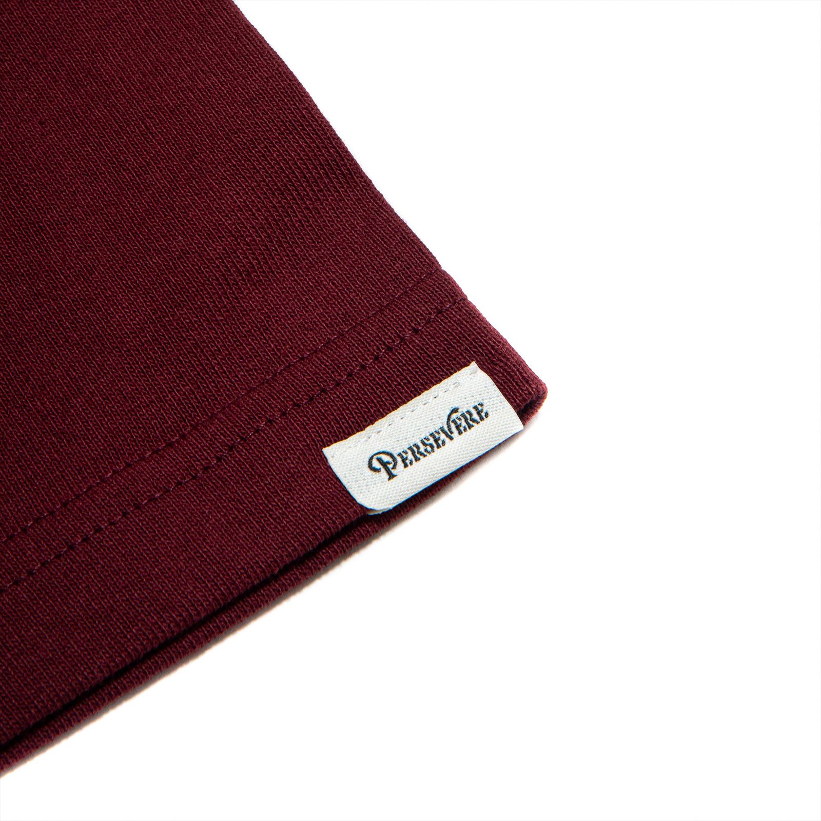 handwritten logotype t-shirt / クラレット