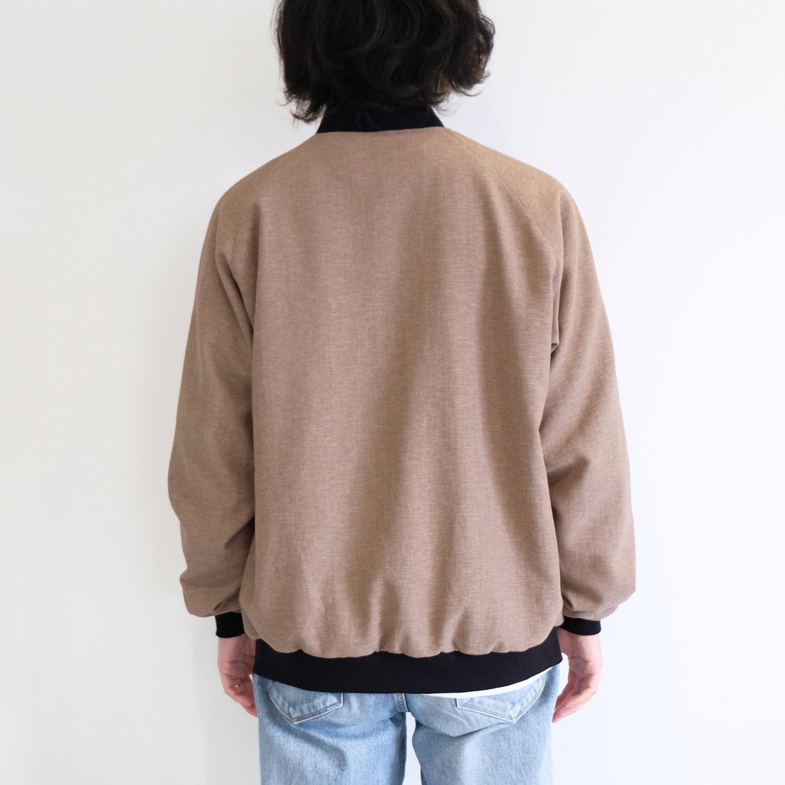 CALEE - [ラスト1点 L ] Vintage tweed type lib jacket / ベージュ | Filo