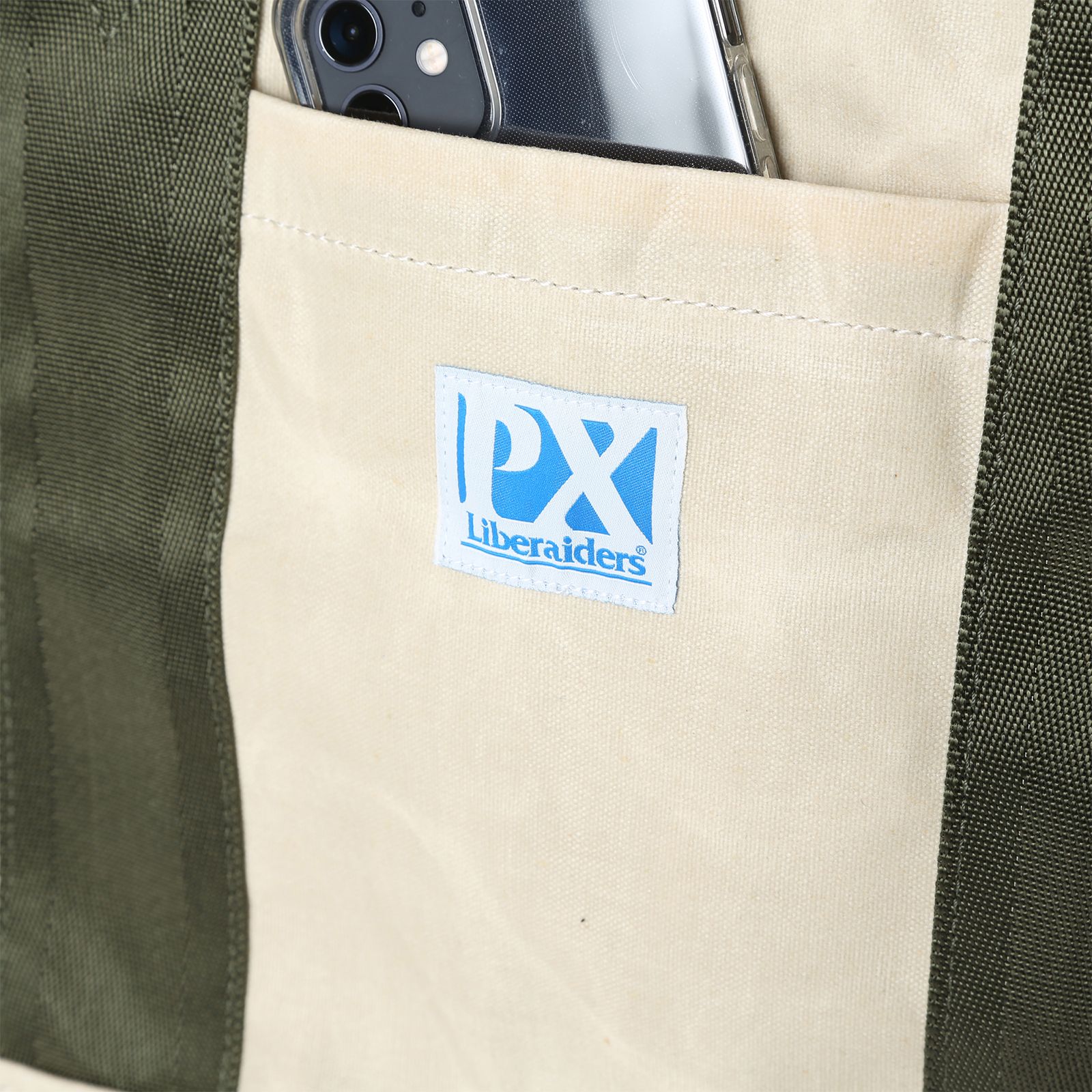 【ラスト1点】liberaiders px canvas tote bag / ホワイト