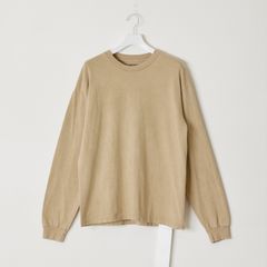【MINE×GNS】claydye long sleeve t-shirt / クレイホワイト