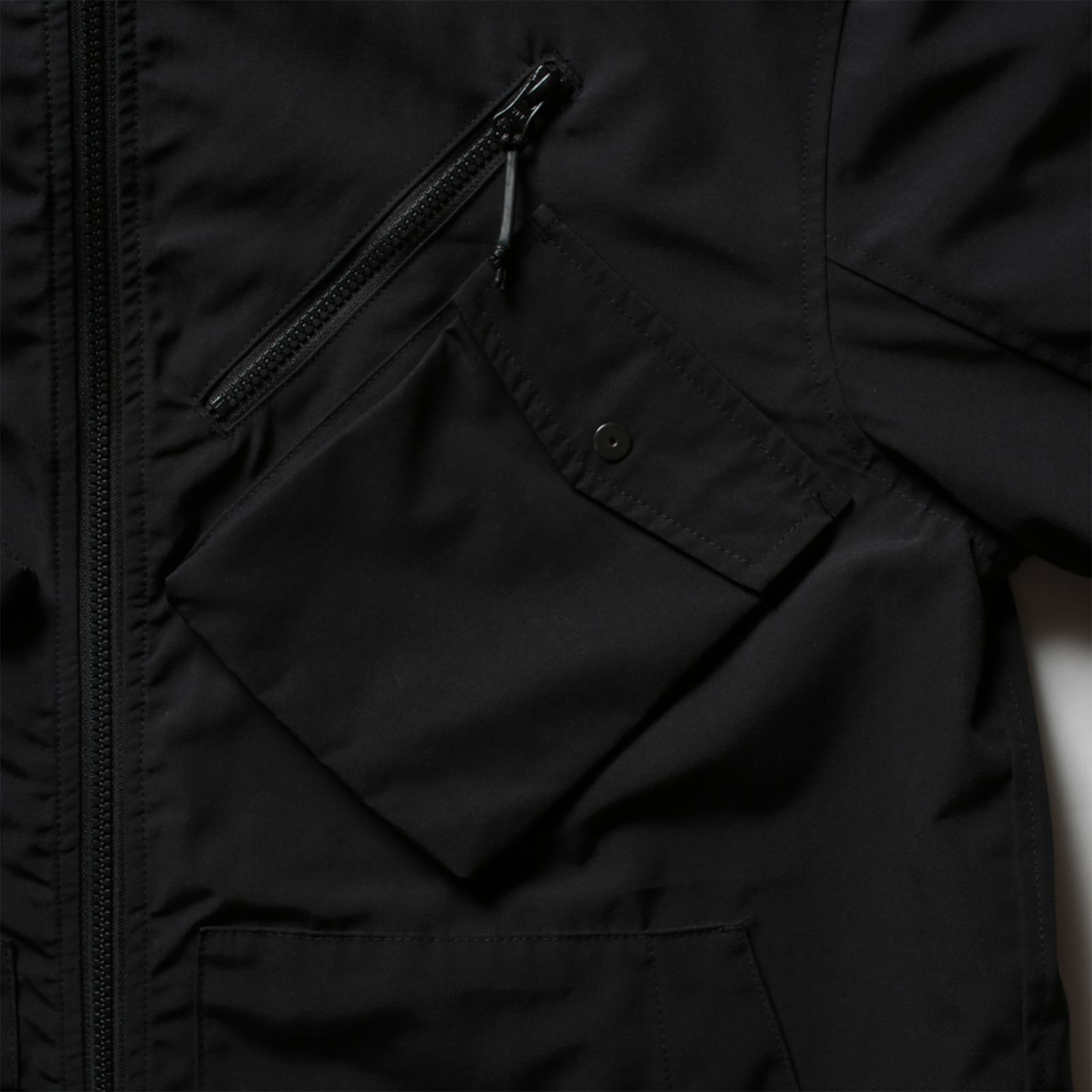 【ラスト1点 S】wind shell jacket / ブラック