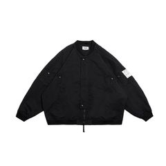 【ラスト1点 XL】utility ma-1 jacket / ブラック
