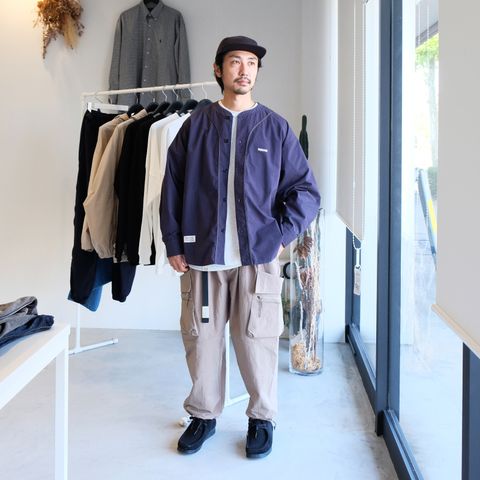 【2023.11.1(wed) 】ベースボールシャツ＋カーゴパンツのストリートコーデ