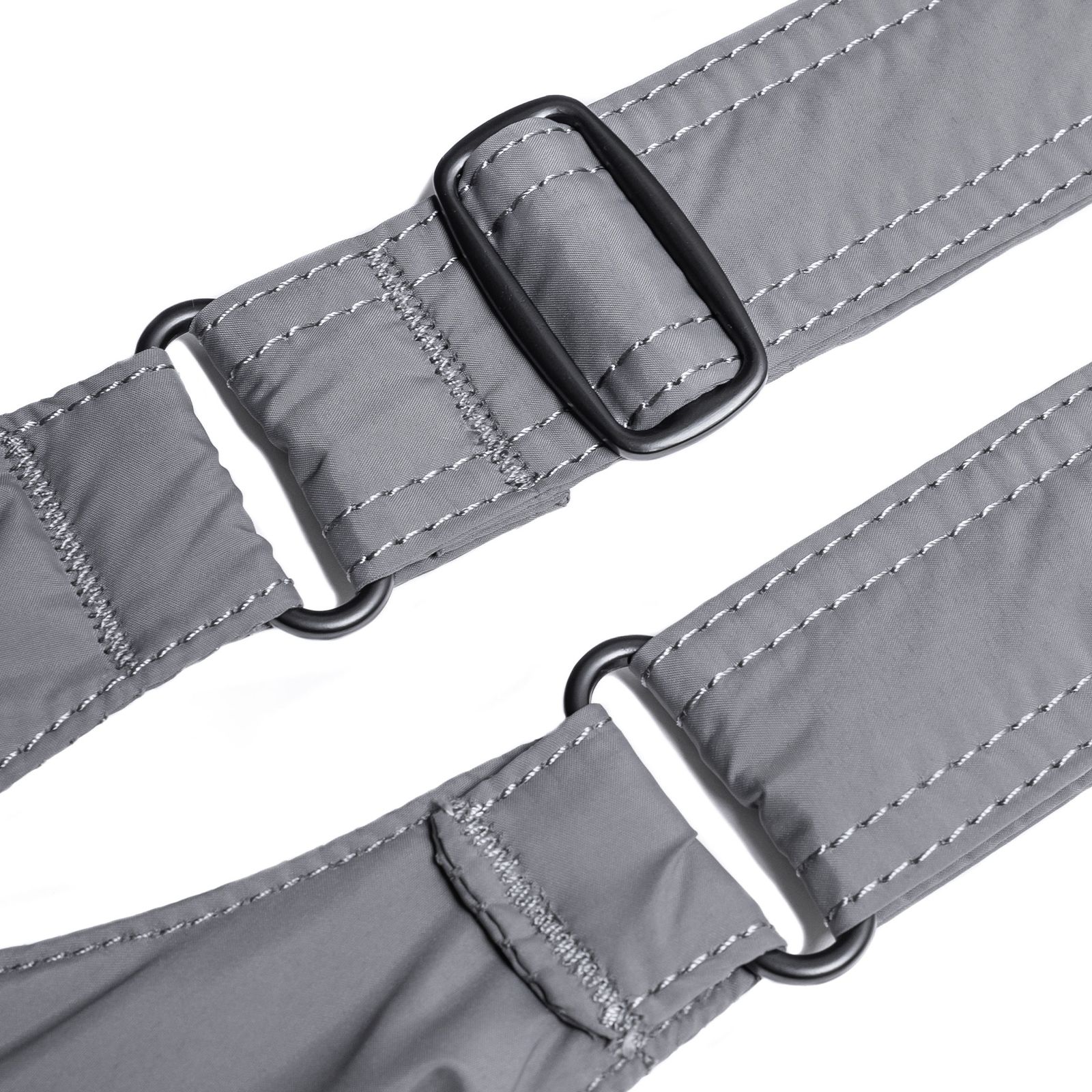 【ラスト1点】water-repellent padded crossbody bag / ライトグレー