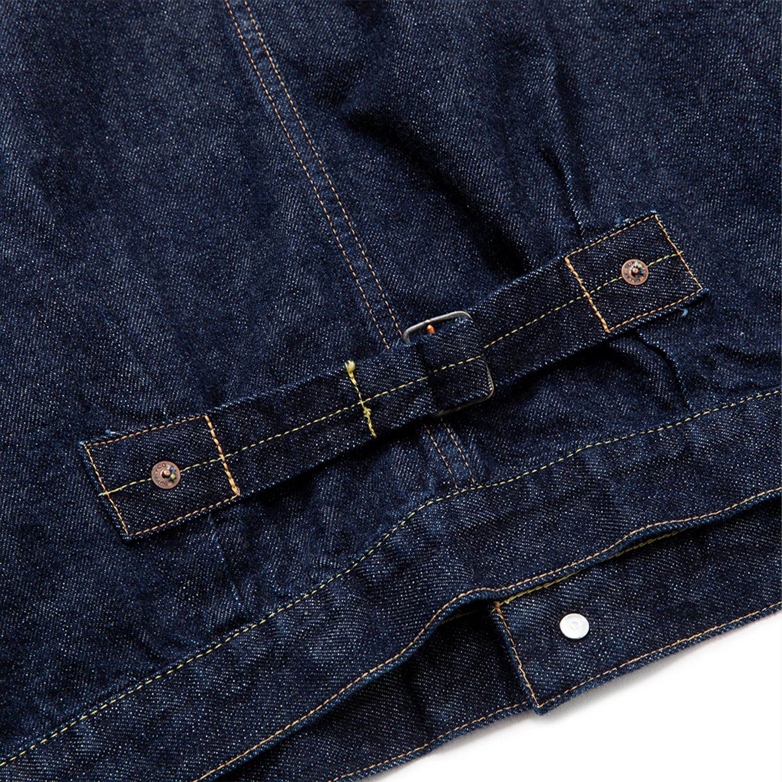 CALEE - 【ラスト1点 L 】1st type no collar denim jacket
