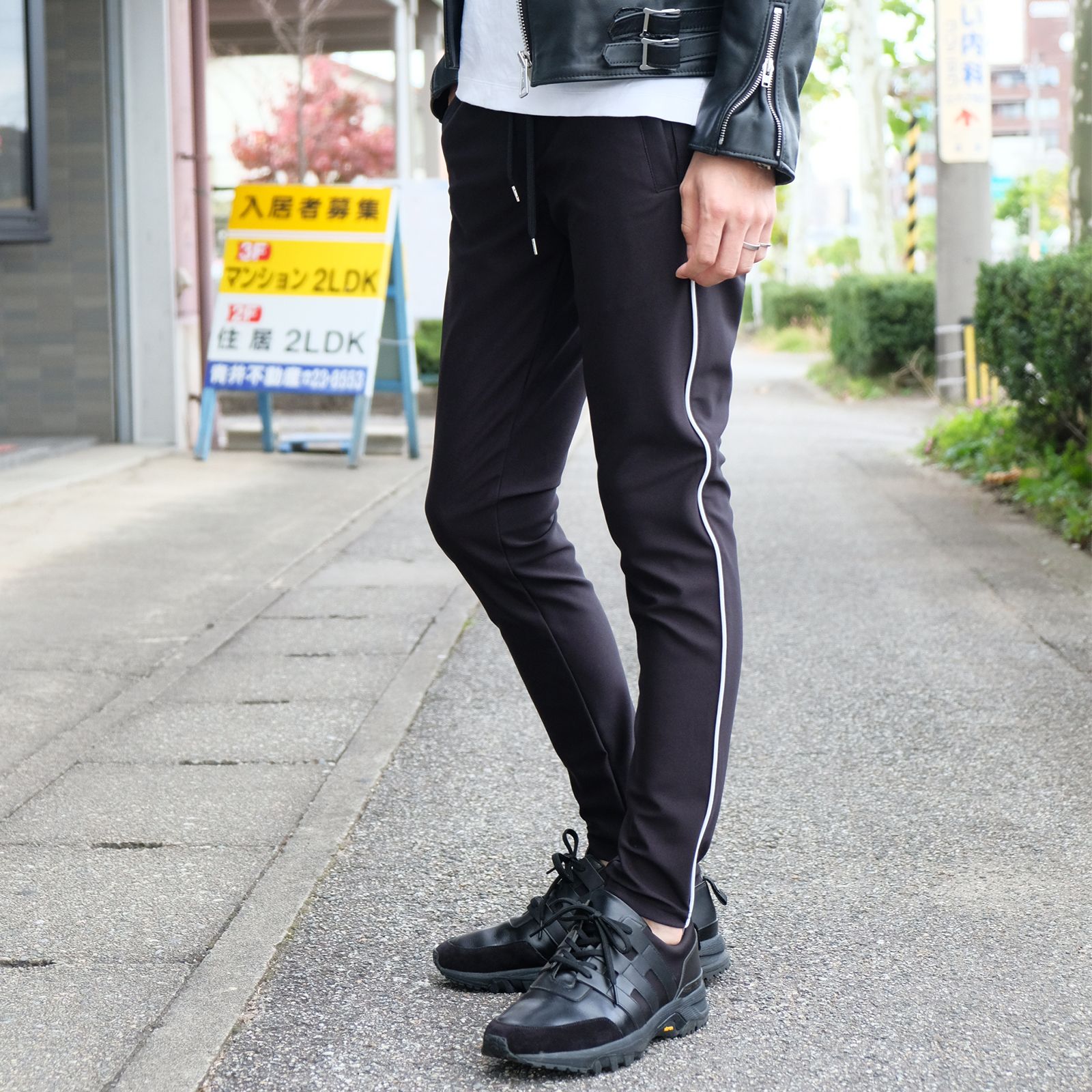 RESOUND CLOTHING パイピングライン eddie pants 4-