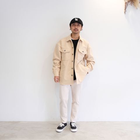 ナチュラルカラーをメインにしたオトナ好みなCPOジャケットコーデ