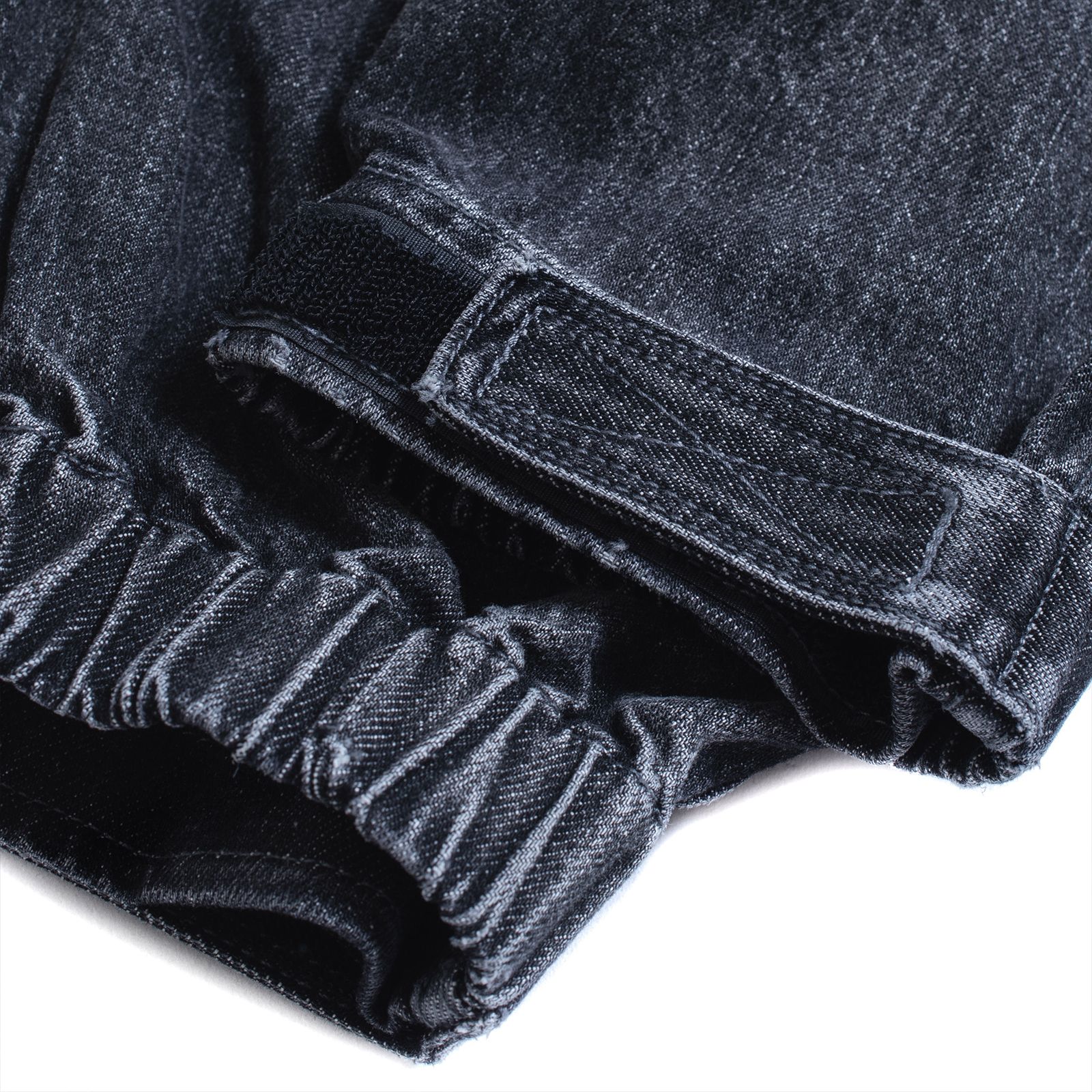【ラスト1点 XL】distressed denim harrington jacket / ウォッシュドブラック
