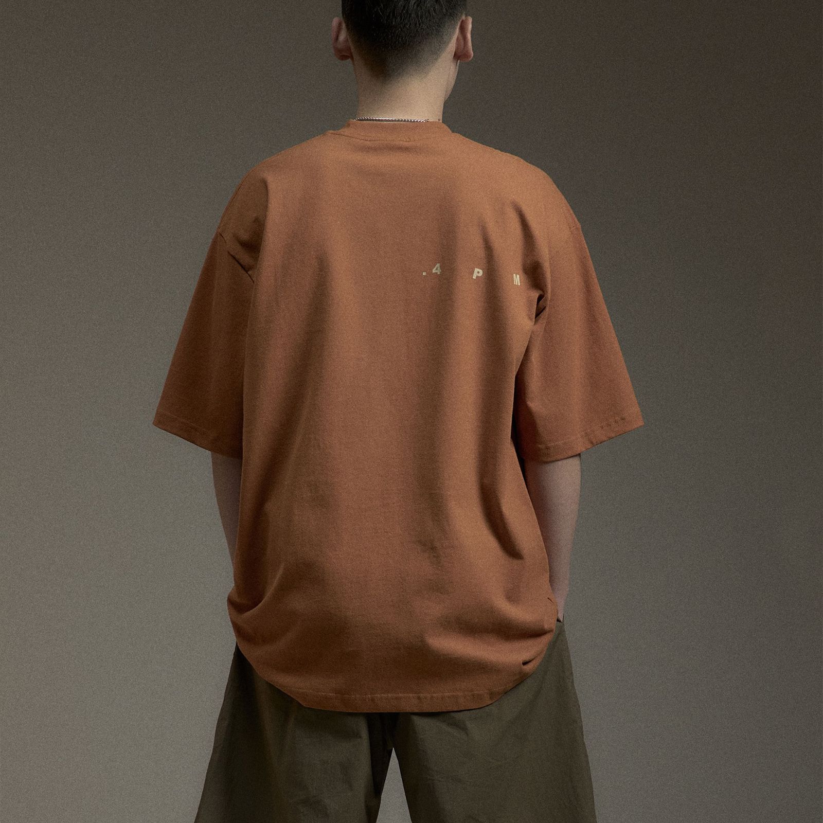 【ラスト1点 3】Spring Logo Tee / サンセットオレンジ