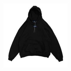 【ラスト1点 2】Wide Sweat Hoodie / ブラック