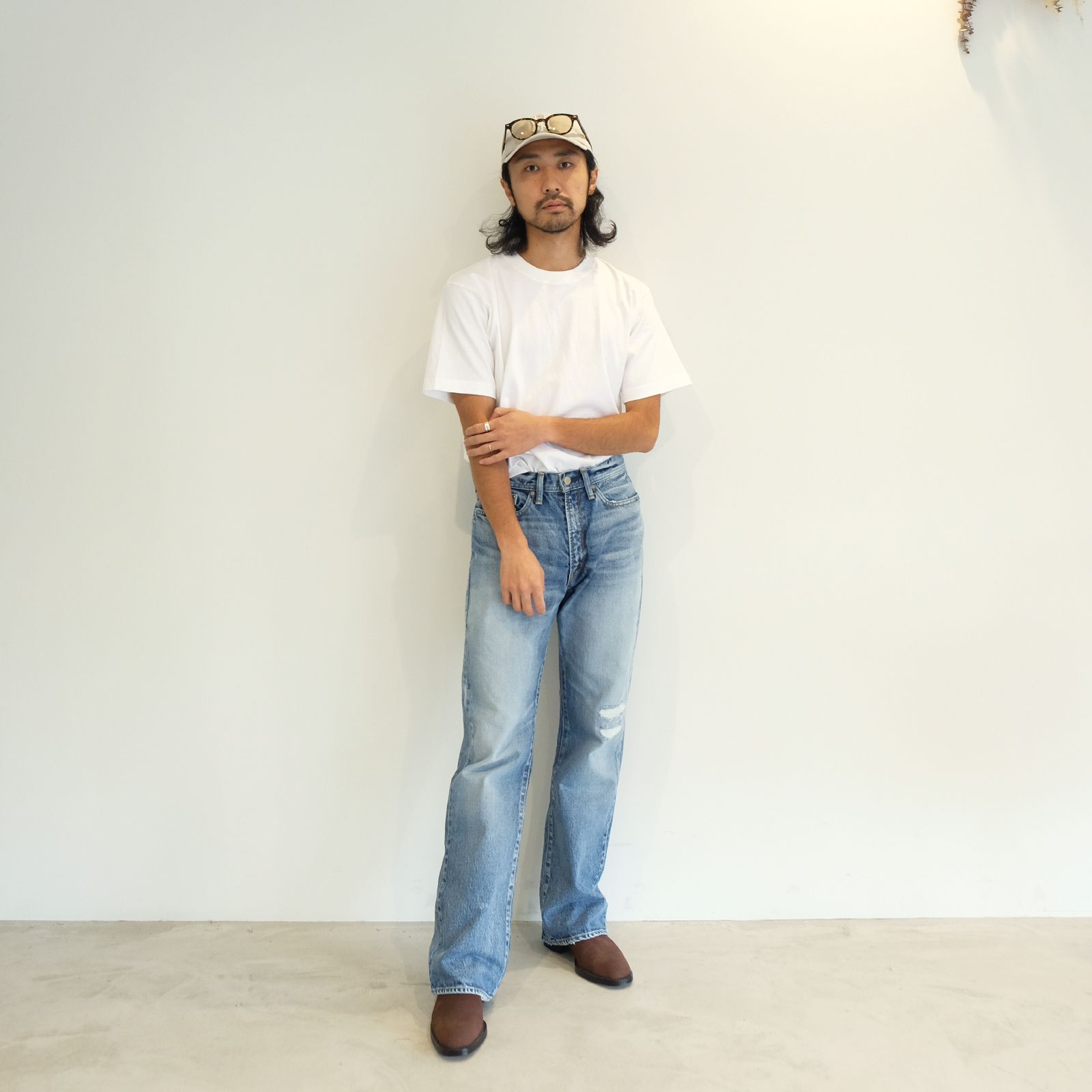 懐かしくも今っぽいフレアデニムスタイル