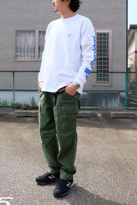 軍物合わせでタウンユースに着こなす