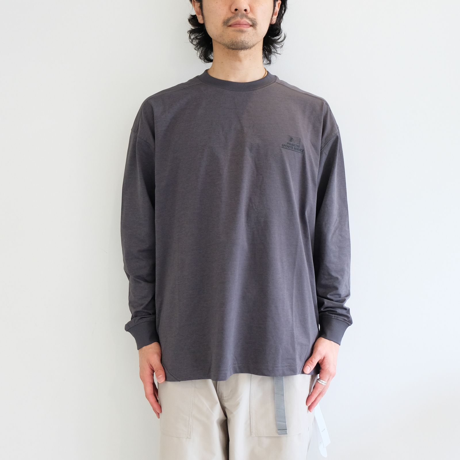 【ラスト1点 M 】Quick-Dry L/S / チャコールグレー