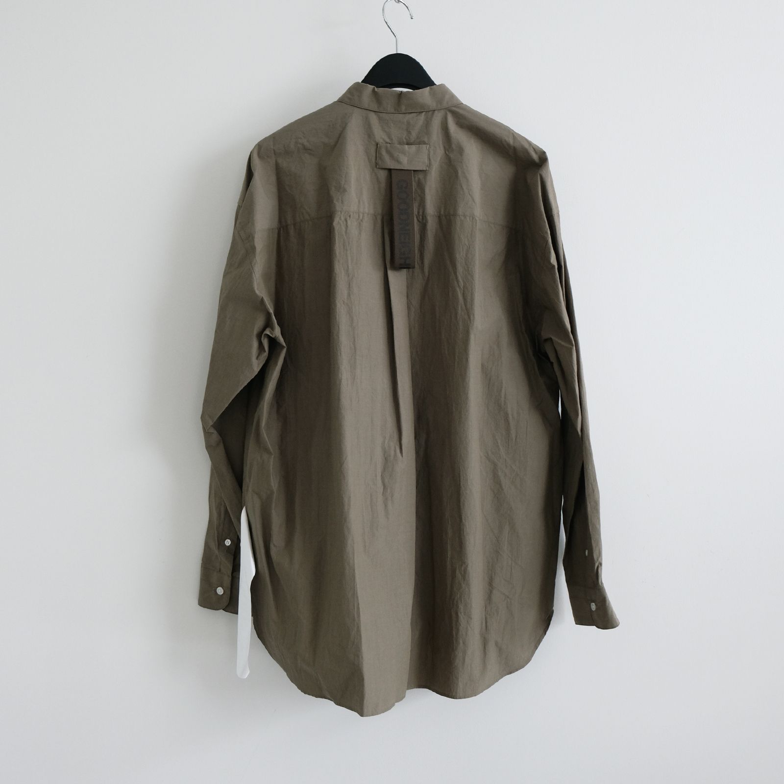 【ラスト1点 L】johnny regular collar shirts / カーキ