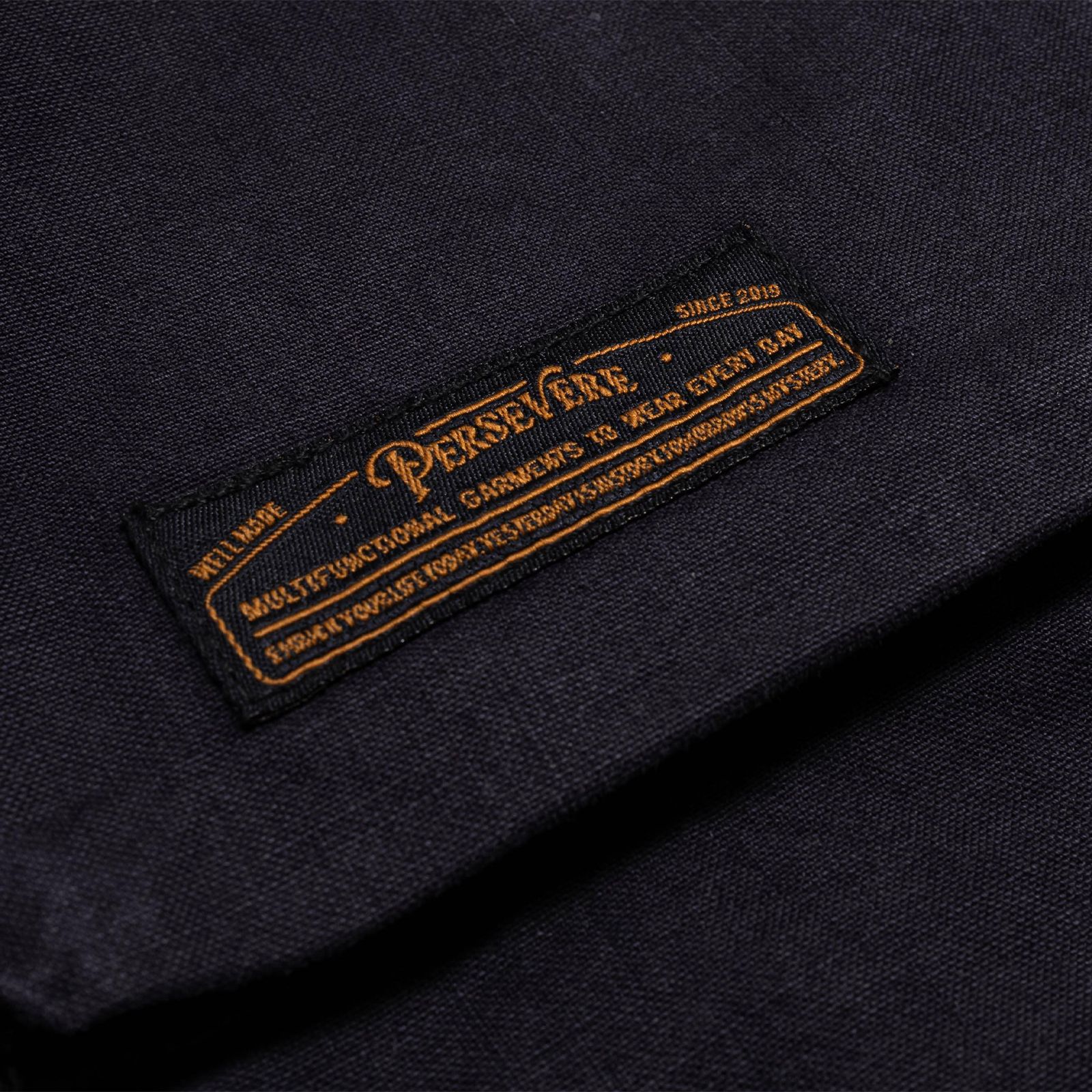 【ラスト1点 M 】stonewashed multi-pocket field jacket / ダークブルー
