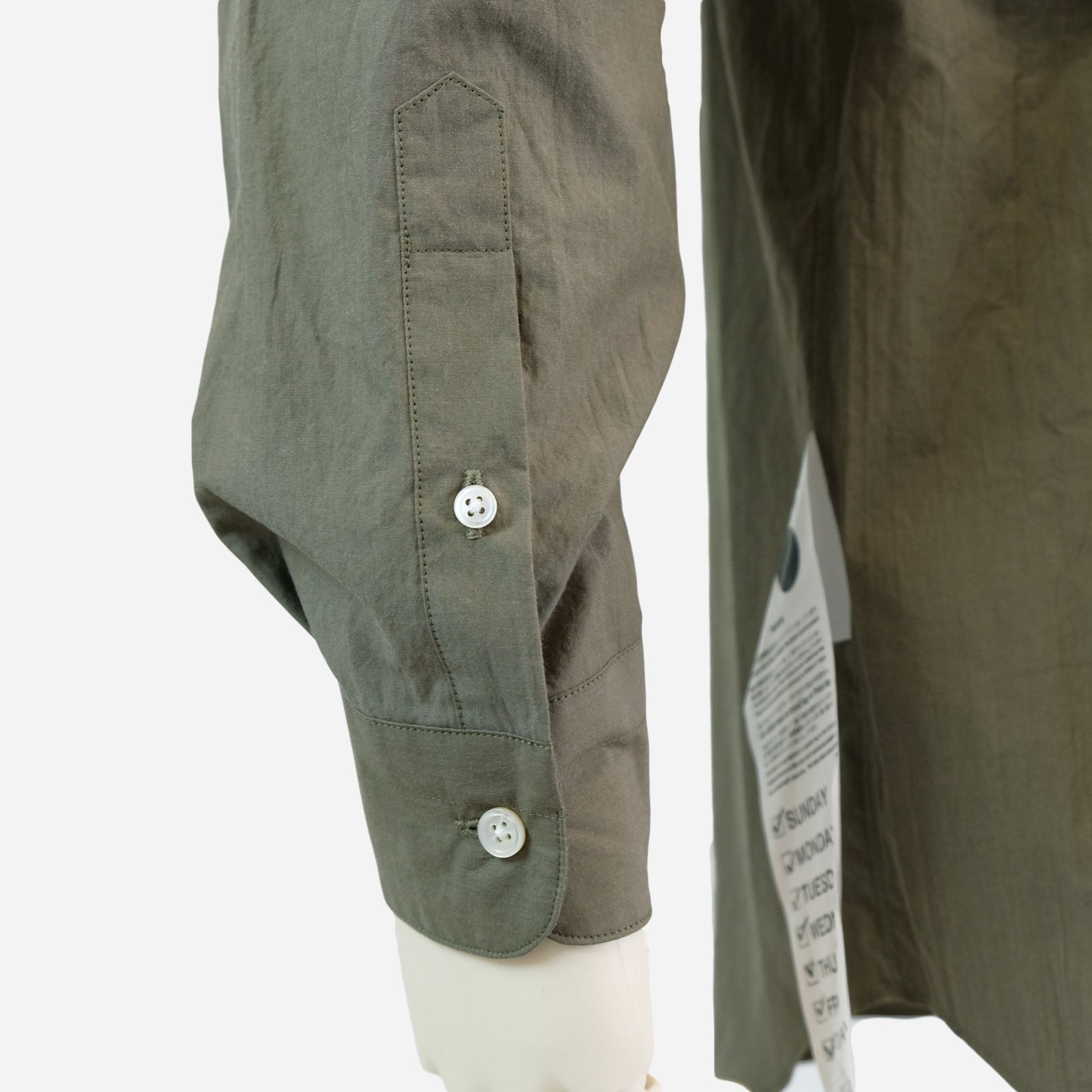【ラスト1点 L】johnny regular collar shirts / カーキ