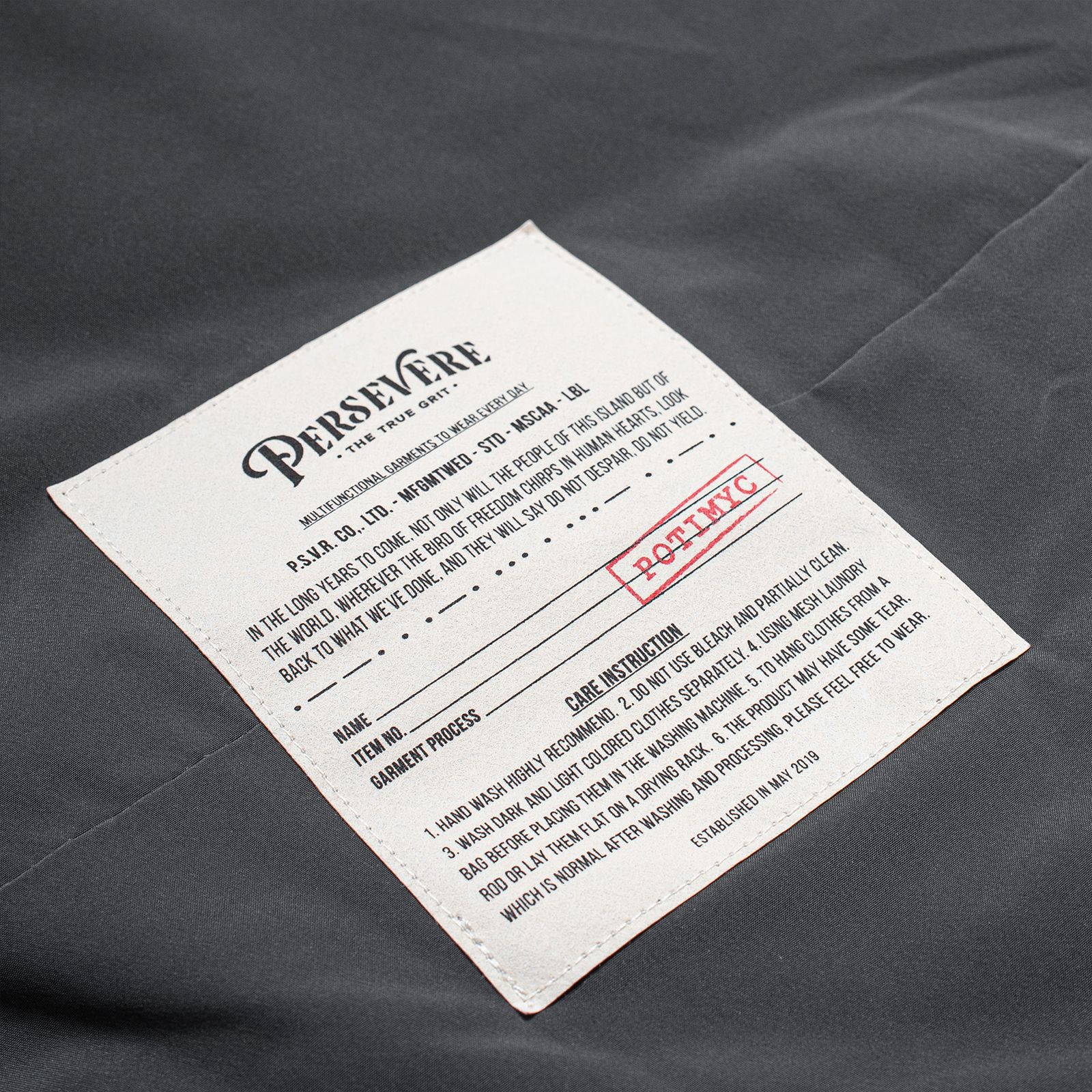 【ラスト1点 XL 】multi-pocket padded jacket / スモークグレー