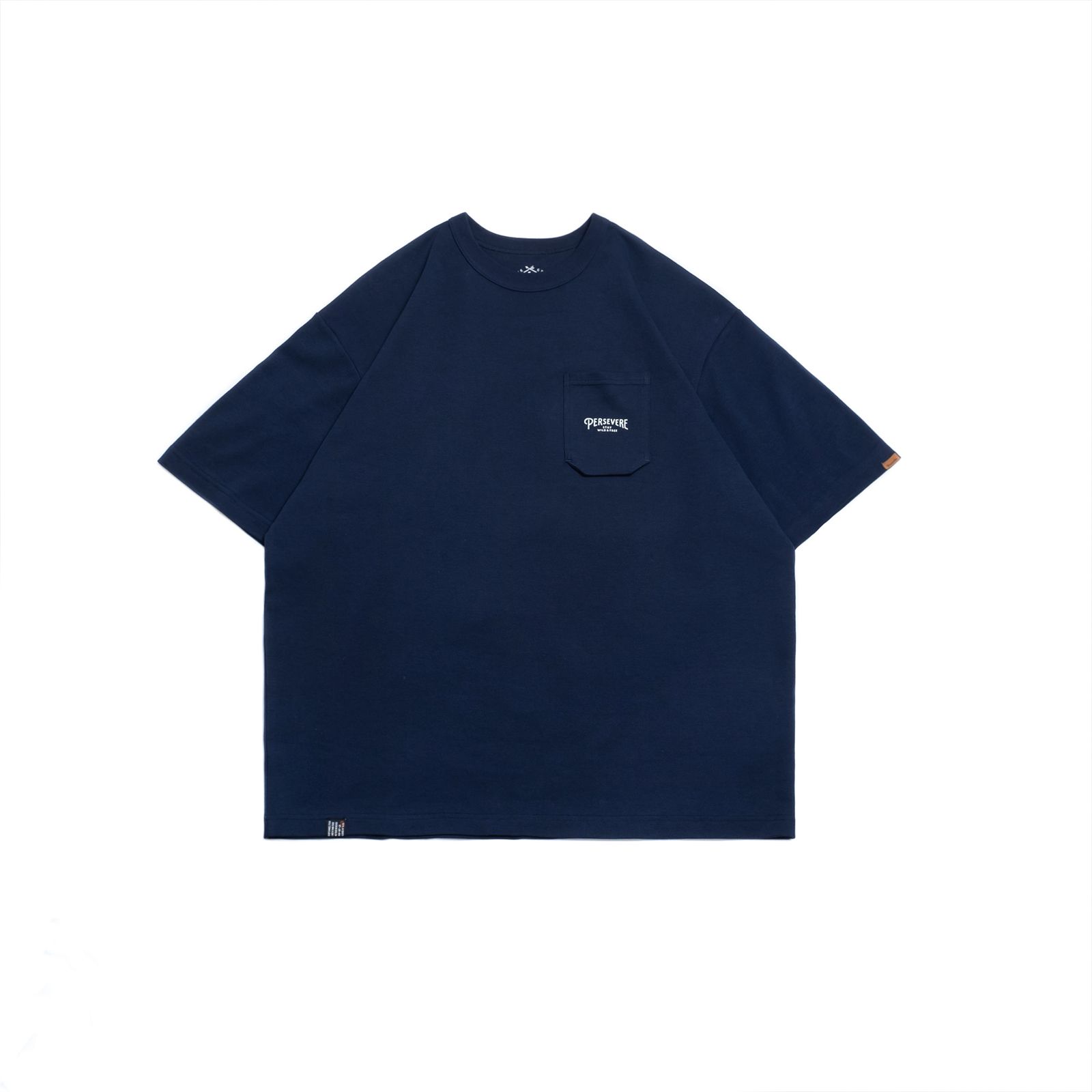 【ラスト1点 L 】hexagonal pocket classic t-shirt / ダークブルー