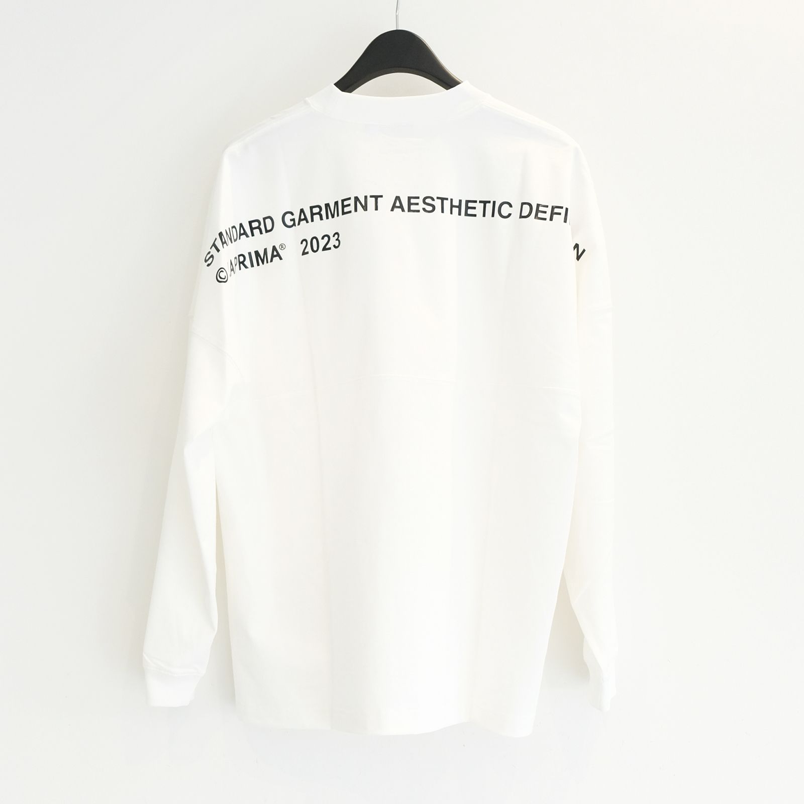 【ラスト1点 M 】Slogan printing lap / ホワイト