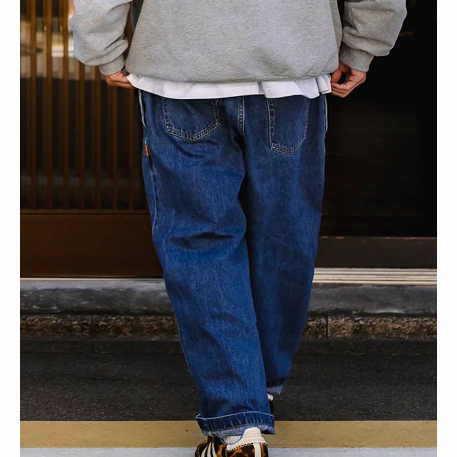 【ラスト1点 3 】WASHED DENIM PANTS / ブルー