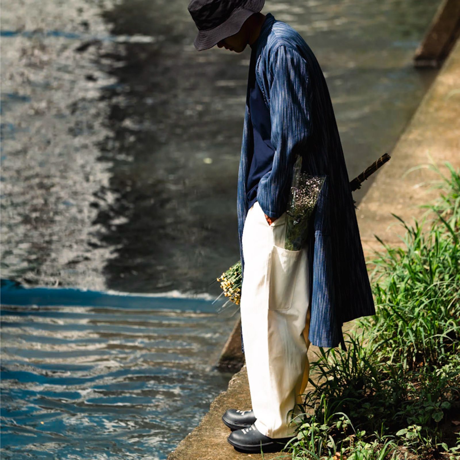 【ラスト1点 1 】Umbrella Wide Pants / ウォームホワイト