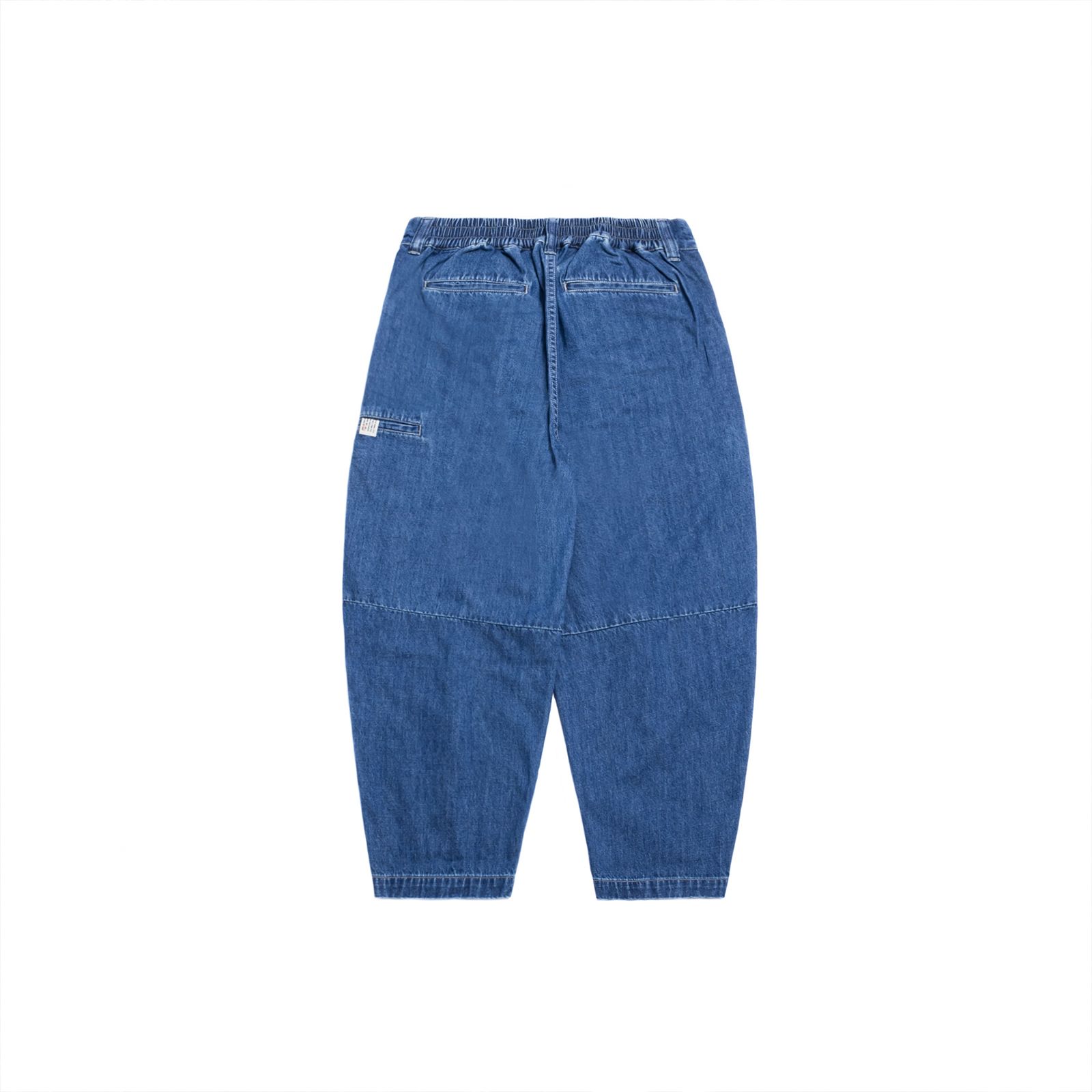 【ラスト1点 L】double pleated balloon tapered pants / ウォッシュドブルー