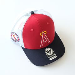 エンゼルス メッシュキャップ / Angels side note '47 trucker / レッド