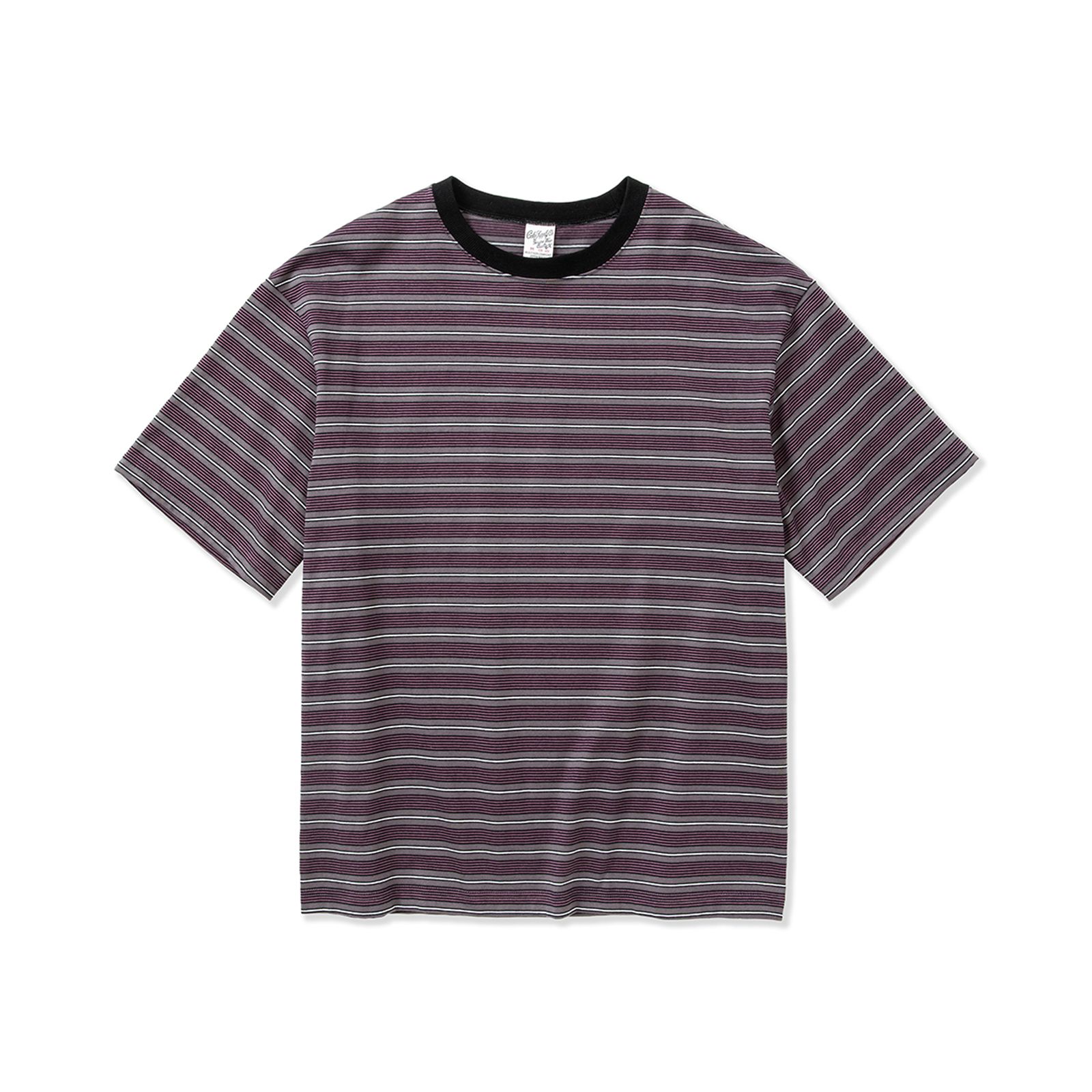 CALEE - 【ラスト1点 L 】Drop shoulder narrow pitch border S/S