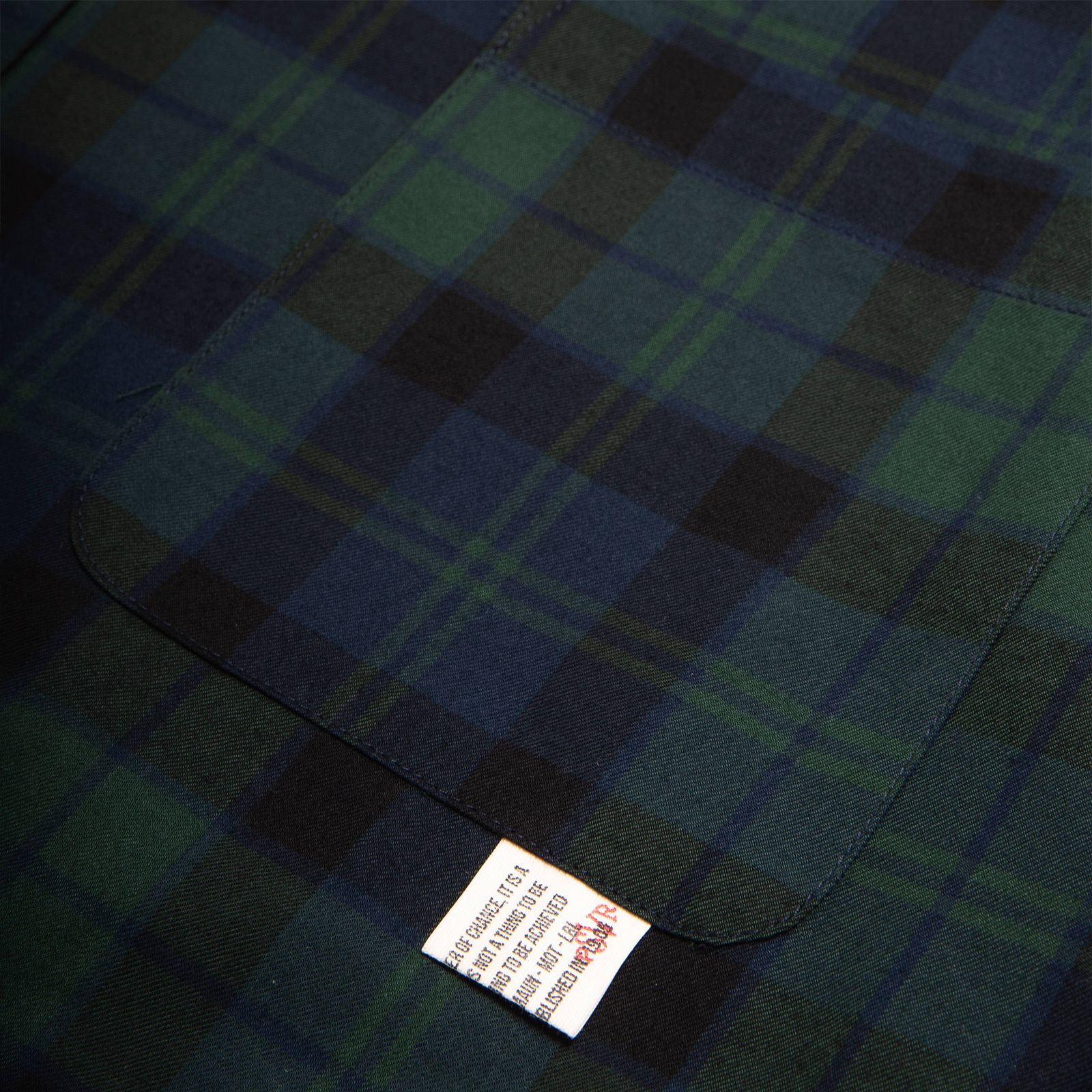 [ラスト1点 M ] persevere long sleeve check shirts / グリーン×ブルー