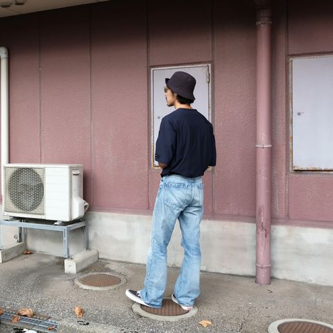 バランスを考慮したTシャツスタイル