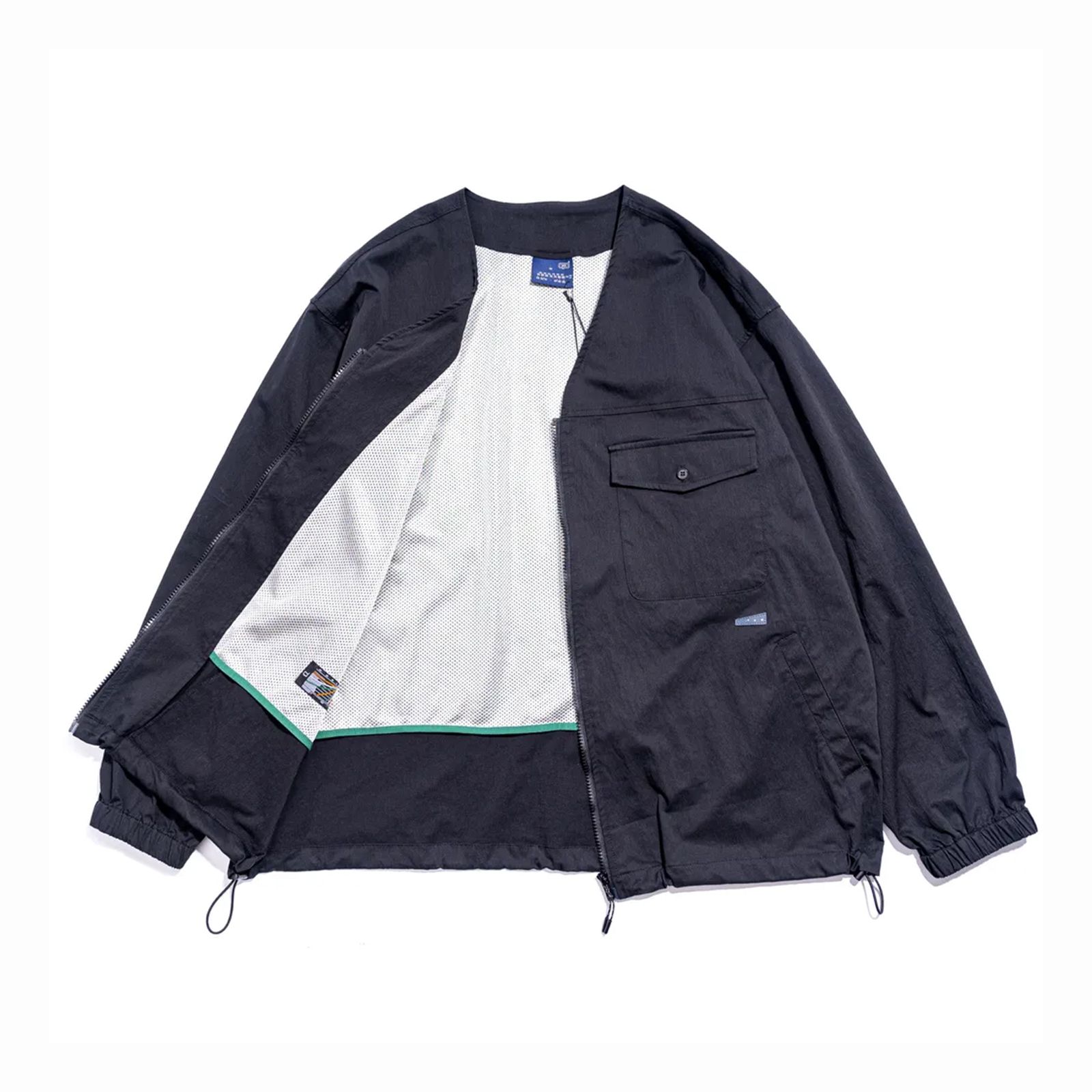 【ラスト1点 2】Zip Cardigan / ブラックプリント