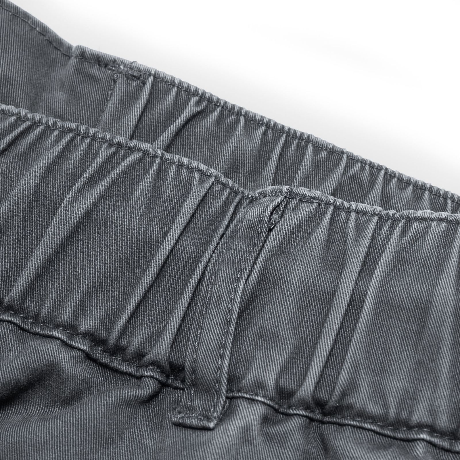 【ラスト1点 L 】unique pocket design tapered pants / ダークグレー