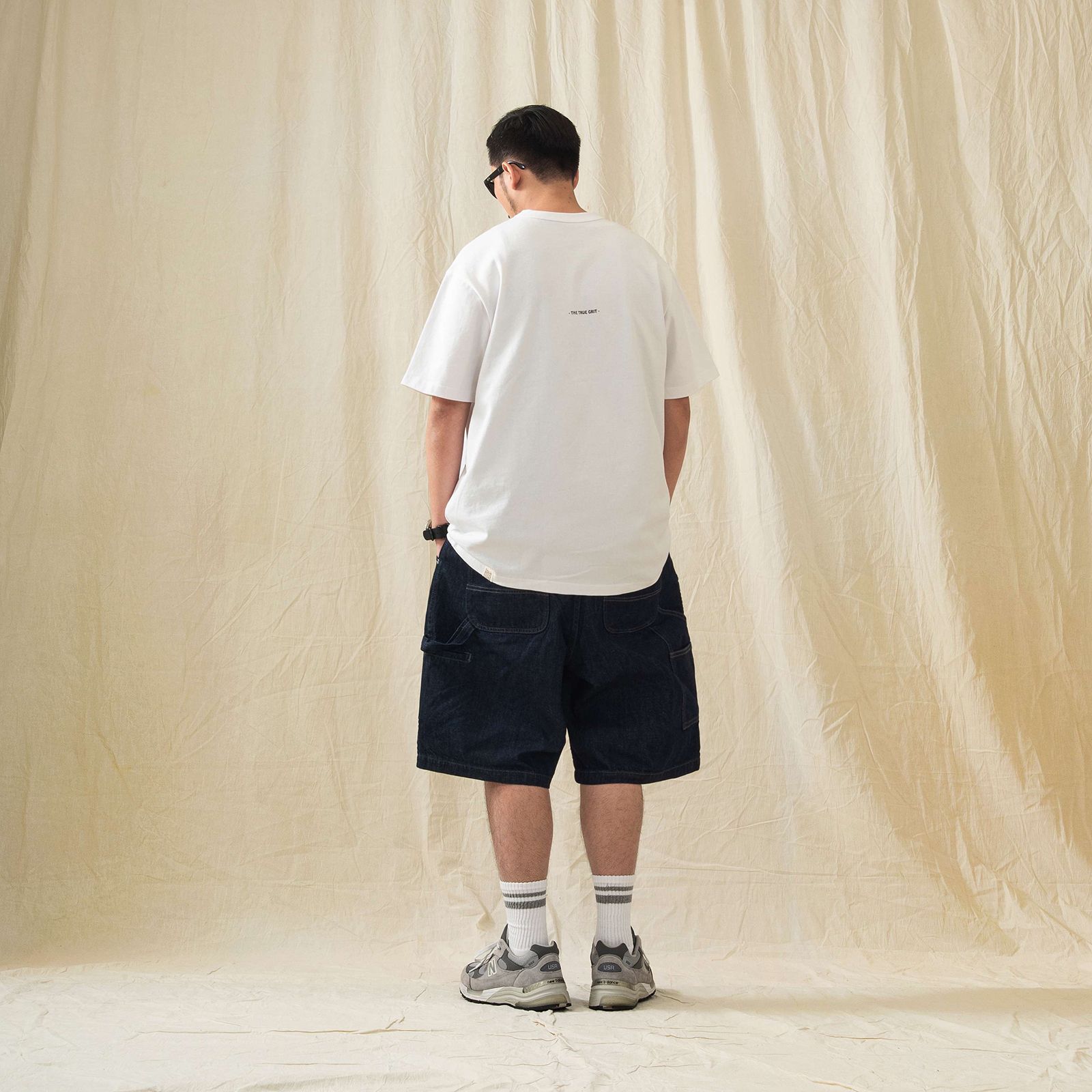 [ラスト1点 XL ] onewash denim shorts / 濃紺