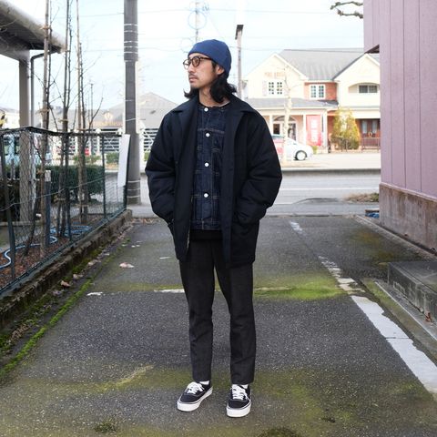 大人のカジュアルスタイルを意識しつつも決めすぎないコートスタイル