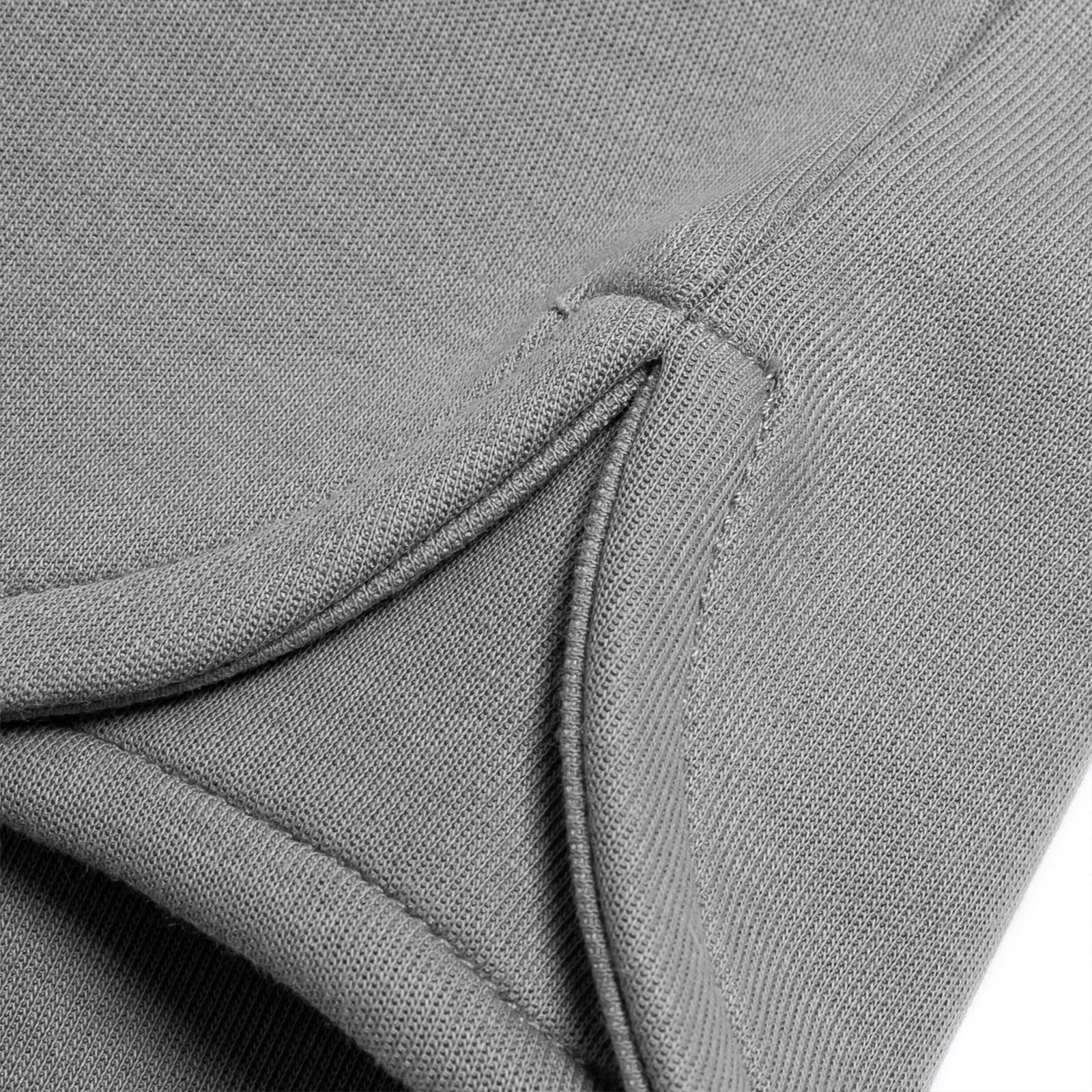 【ラスト1点 XL】anti-wrinkle L/S classic pocket t-shirt / ライトグレー