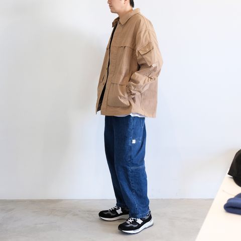 ミリジャケ、デニムを30代からにもハマるストリートな雰囲気で