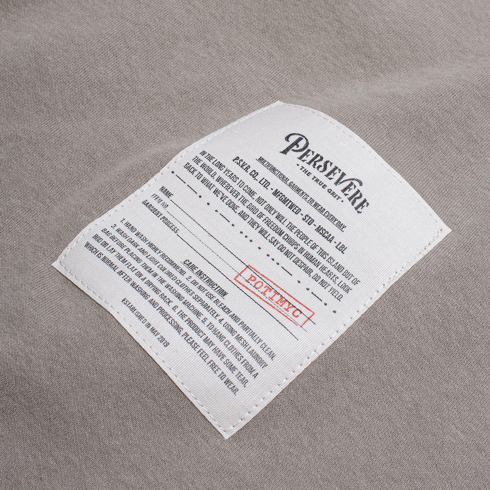 【ラスト1点 L】persevere wide pocket t-shirt / ベージュ